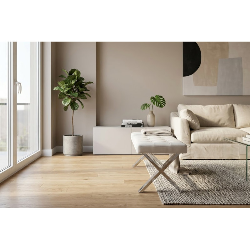 Banc en simili cuir Beverly Beverly, Simili cuir blanc