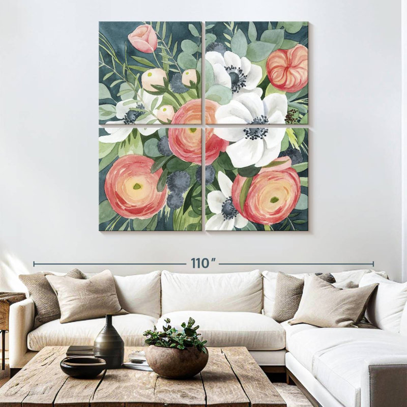 Harnek Bewitching Bouquet I, H 74 po x l 74 po