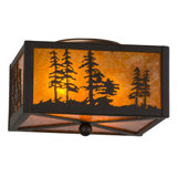 Rustic Lodge 2 - Light Flush Mount