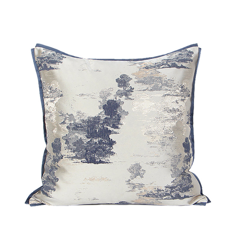 Pilar Abstract Square Throw Pillow Cover