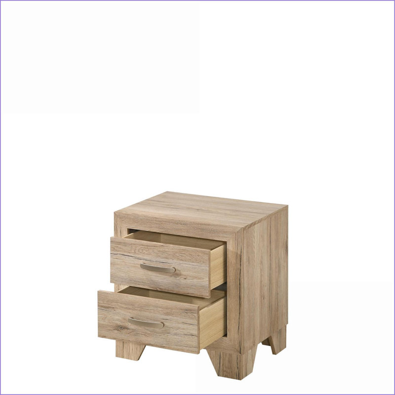 Table de chevet moderne à 2 tiroirs Miquell