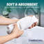 Débarbouillette Basic Basic blanche 15 x 25 pouces