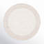Aria Geometric Hand-Woven Wool/Cotton Beige/Ivory Area Rug-889050763