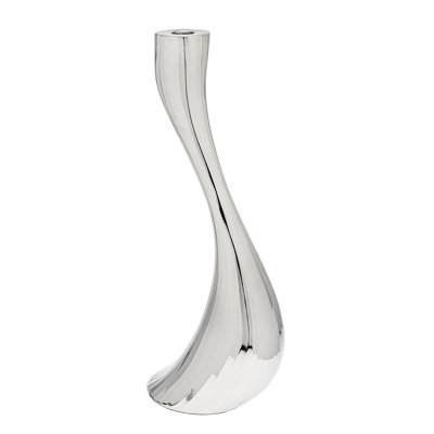 Bougeoir de table en acier inoxydable Swan