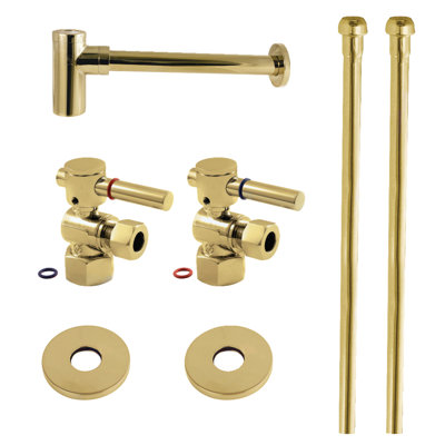 Kingston Brass Trimscape Modern Plumbing Supply Kit Combo