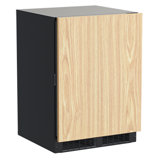 23.88'' 45 Bottle Single Zone Built-in Wine Refrigerator with Panel Ready Door