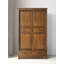 Porte de garde-robe chic en bois