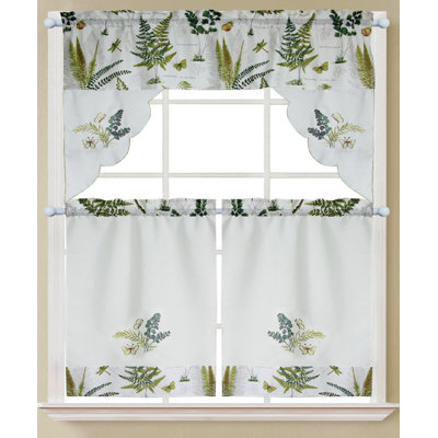 Shouko Fern Kitchen Curtain Set