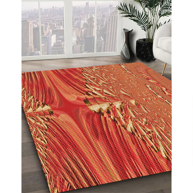 Tapis 100% à motifs lavables à la machine 2989, Rectangle 2 pi x 3 pi