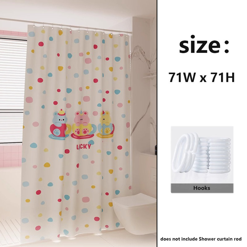 Rideau de douche en polyester