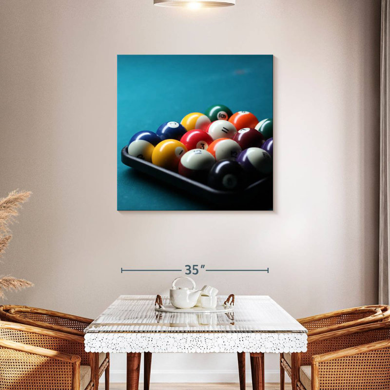 Boule de billard Senne, H 36 po x l 36 po