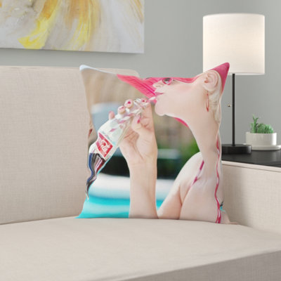 Housse et insert de coussin carré Summer
