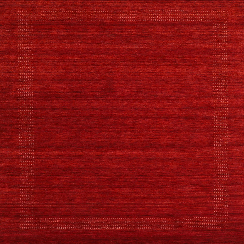 Tapis rouge contemporain, Carré 6 pi