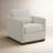 Bobbi Upholstered Swivel Armchair with Reversible Cushions-101231212
