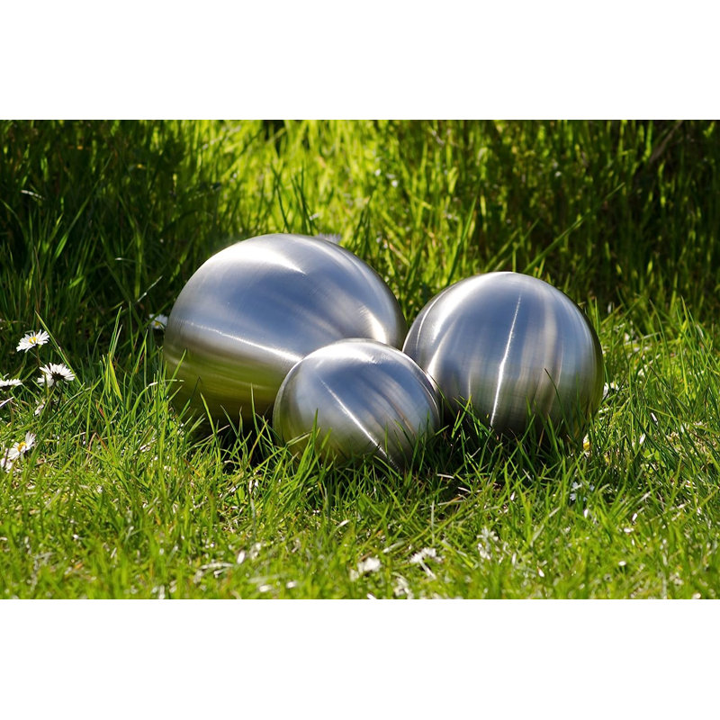 Aslhey Metal Abstract Gazing Ball