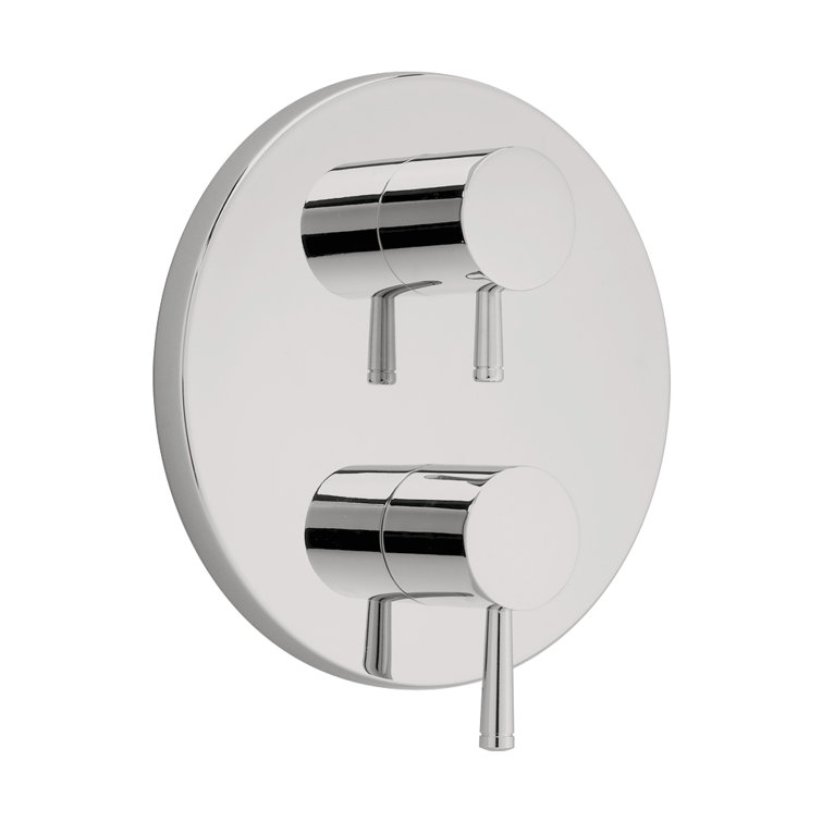 Serin Dual Shower Faucet Trim Kit with Two Handles