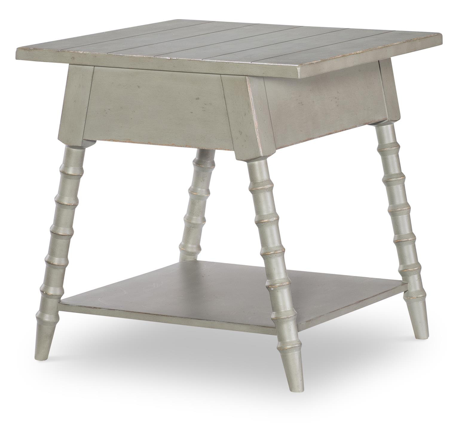 Country Living 24" End Table, Light Green