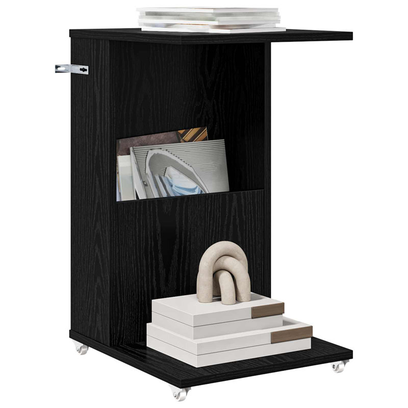 End Table, Black Oak