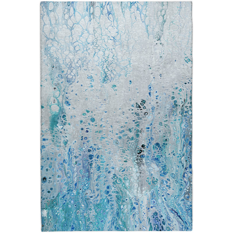 Premium Machine Washable Dream Shag ADS63 Abstract Rug, 5' x 7'6"
