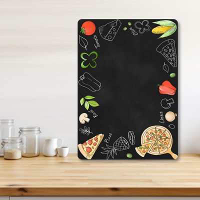 Planche à découper en verre trempé, 7,9 po x 11,8 po | 100% antibactérien, surface facile à nettoyer, pieds en silicone antidérapants | Parfait pour la préparation et le service des aliments, durable et élégant pour la cuisine, ne va pas au lave-vaisselle