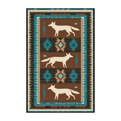  Tapis lavable Coyote Southwestern