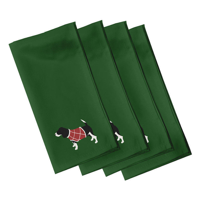 Chalonda Polyester Square Napkin, Light Green