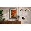 Autumn Leaves in Gold Botanical - Framed Print-1102756205-1102756208
