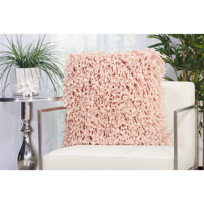 Housse de coussin carré et insert, Rose
