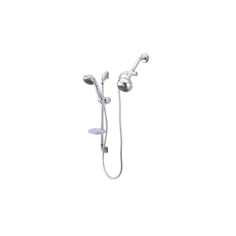 Professional Dual Shower Head, Polished Chrome