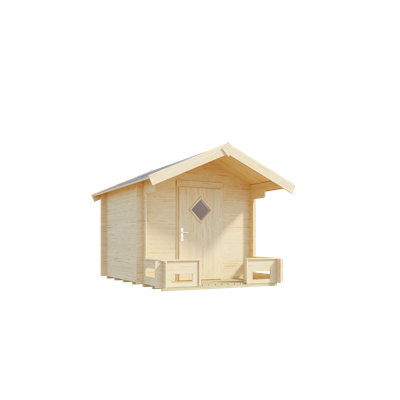 Lasita Pinocchio 6 x 6 Ft. Apex Roof Children's Playhouse With Plexi Glazing (19mm)