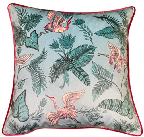 Alanoud Floral Pink Cushion