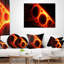 Fabrication en métal - Coussin imprimé abstrait-29339967-29339970-29342605
