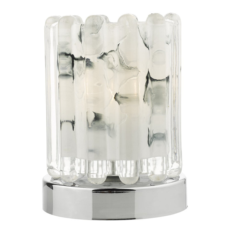 Rugby Metal Novelty Lamp, Chrome/Grey