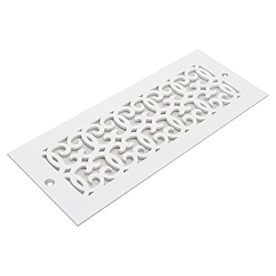 Versailles Pattern Vent Cover Grille With Mounting Holes Features a Underside Lip