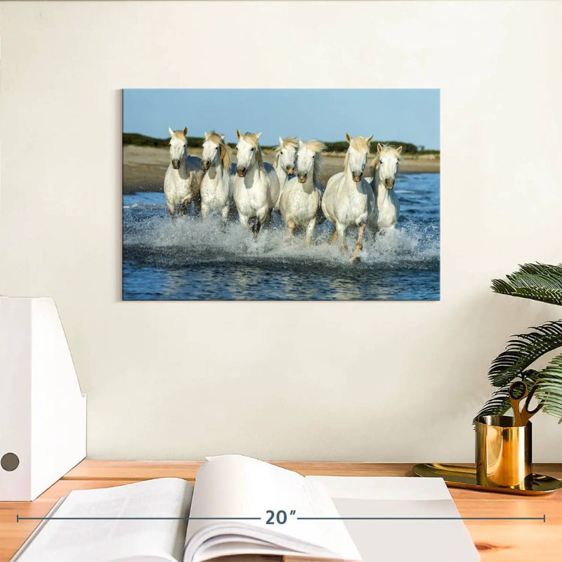 Brampt 7 Horses, 8" H x 12" W