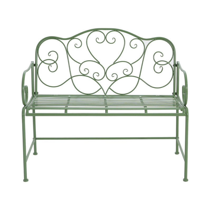 Banc de jardin extérieur Sunnydaze - vert