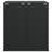 Water Resistant Poly Rattan Deck Box in Black-122498545-122498544