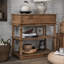 Buffet rustique rétro en vieux pin