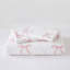 Ensemble de housse de couette 100% coton avec fermeture à glissière et 8 attaches d'angle, housse de couette rose grand arc-131348632-131976669
