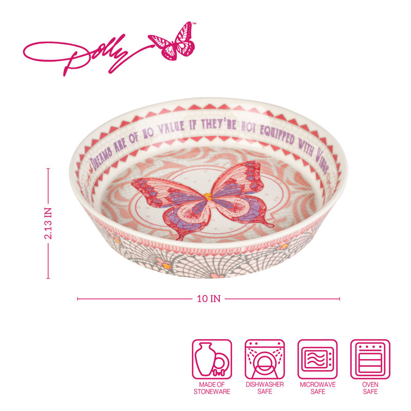 Dolly Parton Jeweled Mosaic 10-inch Pie Dish