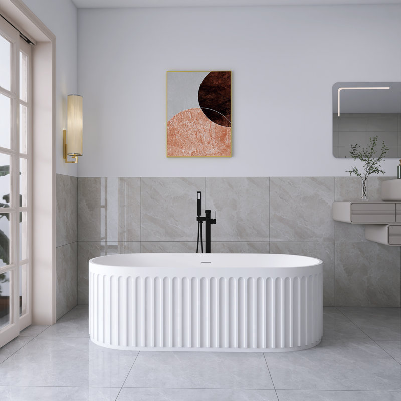 Baignoire de trempage autoportante 67 po