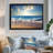 Sunrise Sea Sunset beach, Coastal canvas wall art, Beach wall art print-816958772-816958768