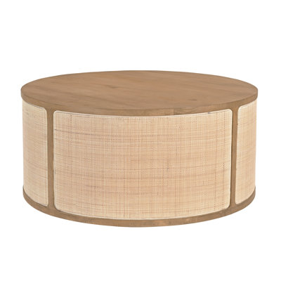 Table basse ronde Otis, fini blé