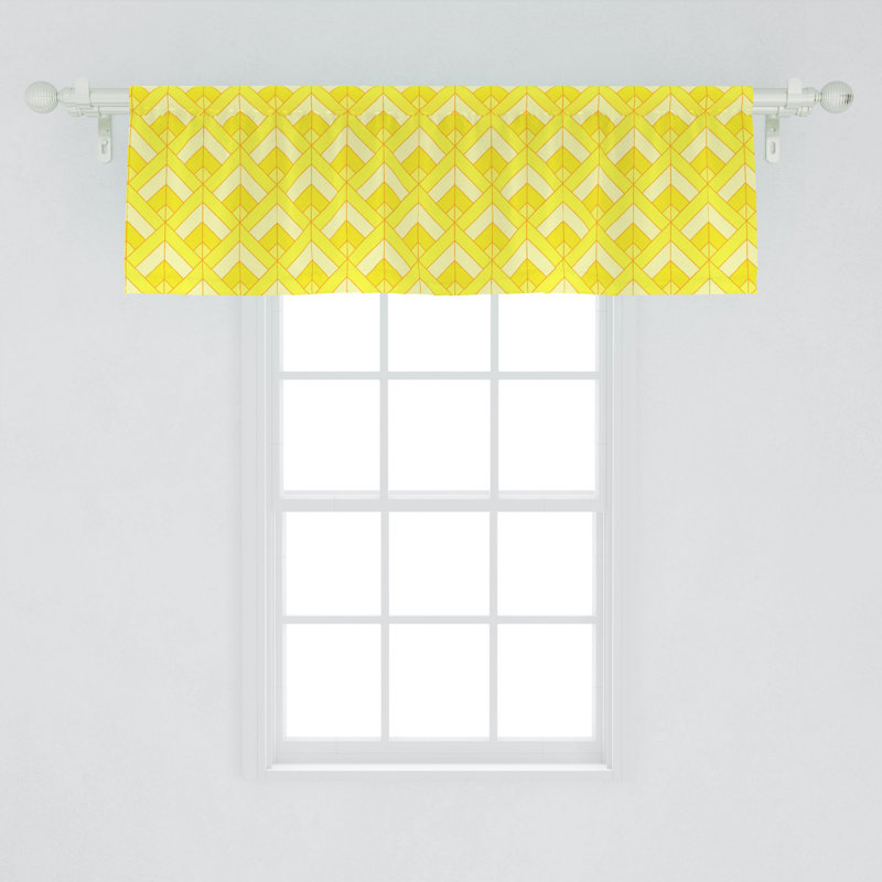 Chevron Tailored Window Valance