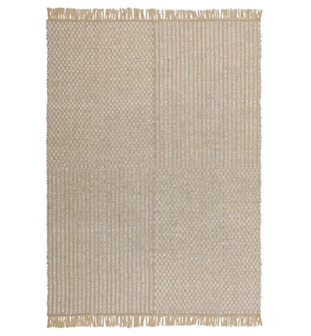 Handgefertigter Teppich Henning in Beige