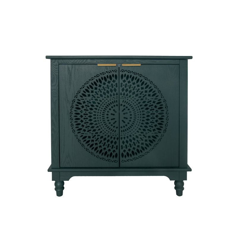 Armoire de rangement pour chambre à coucher avec tablette réglable - Buffet noirâtre en bois massif pour la maison