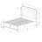 Beige Queen Panel Bed With Led Headboard, Modern Style, Box Spring Required, Geometric Legs, Rounded Corners, Solid Wood+ Construction, Upholstery For Bedroom Featuring Design, Needed, Edges, Filling,-1749371449