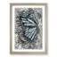 The Blue Butterfly Effect in Abstract - Picture Frame Graphic Art Print-55735946-55735947