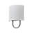1-Light Coastal Style Fabric Wall Sconce-494042180