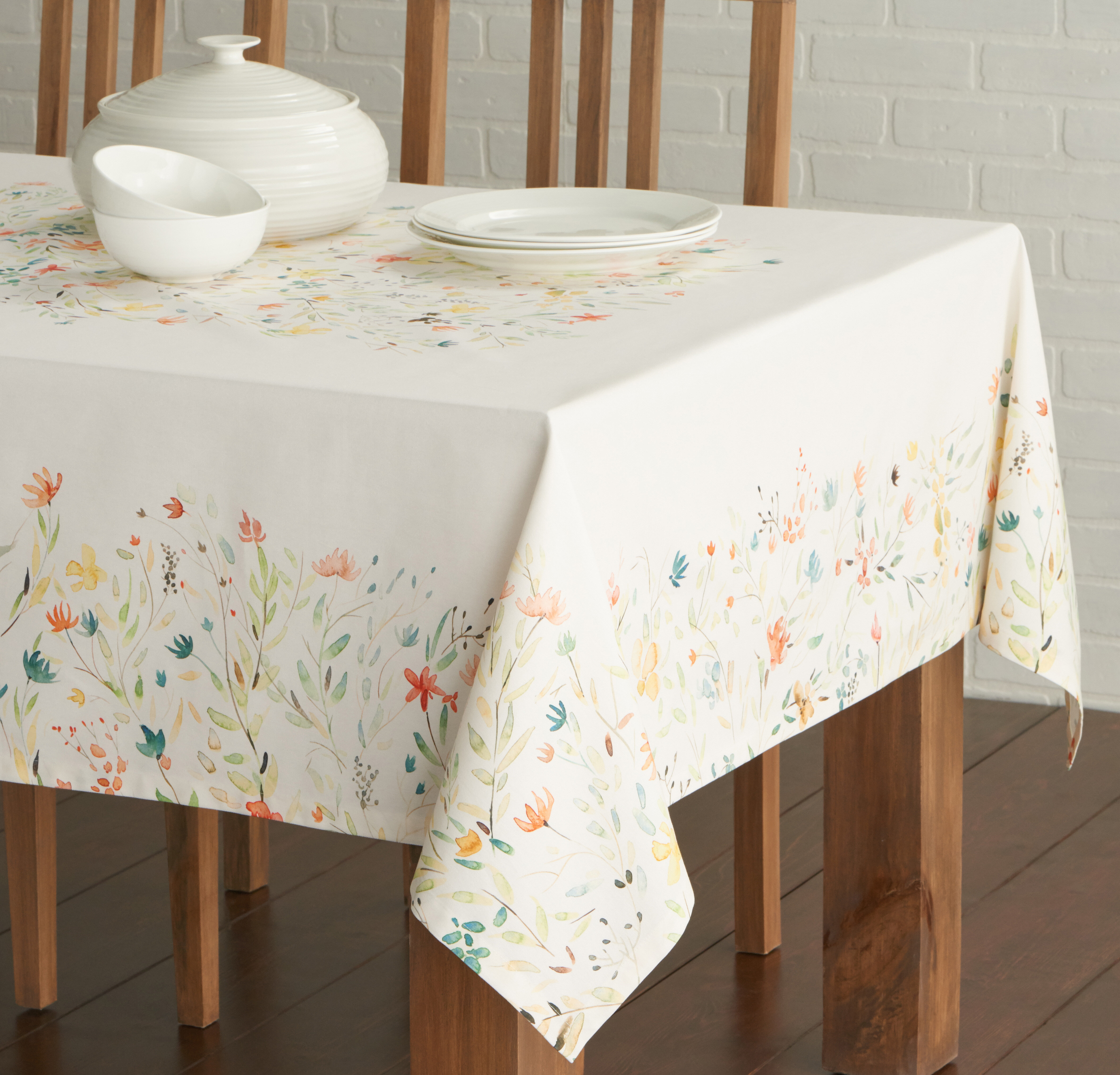 Maison d' Hermine Colmar Floral Cotton Tablecloth & Reviews